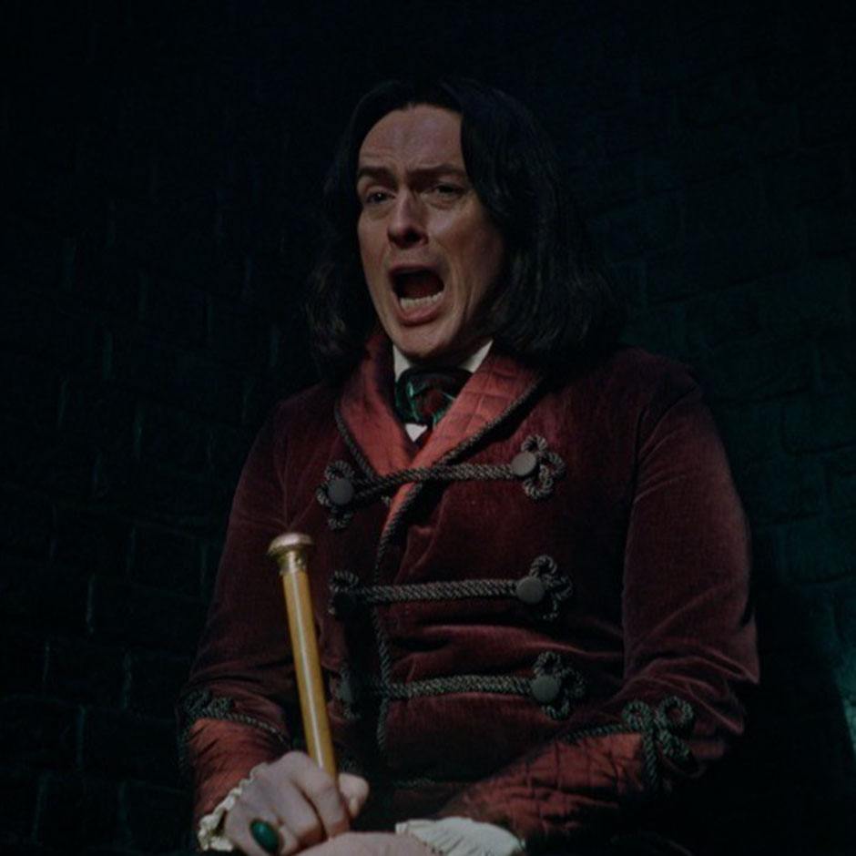 Toby Stevens as Oscar Wilde in Prisoner C33 for the BBC, directed by Sir Trevor Nunn.